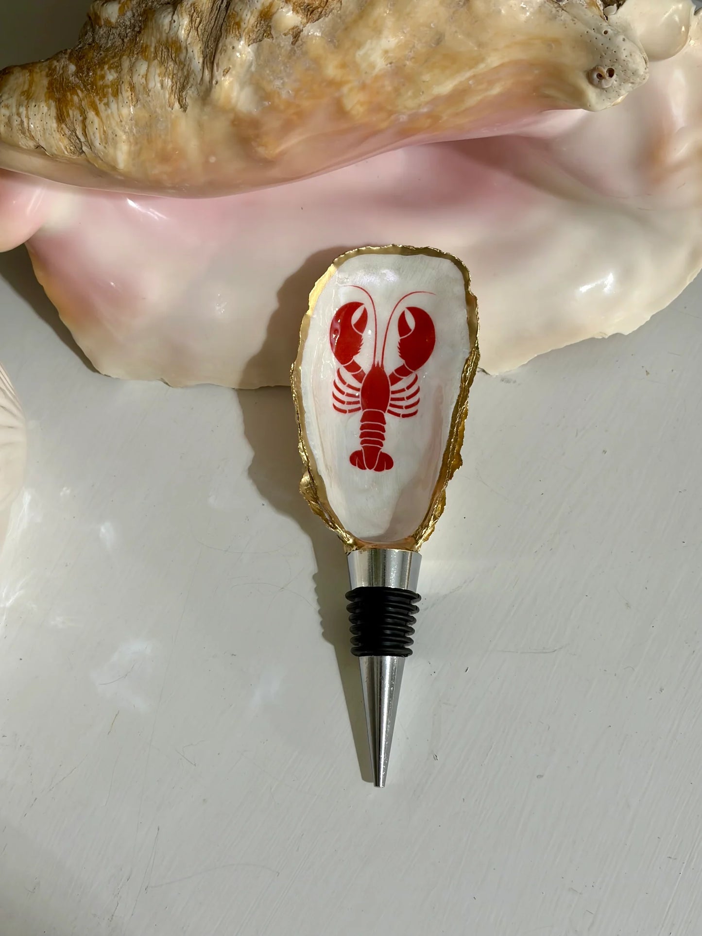 Oyster Shell Wine Stopper