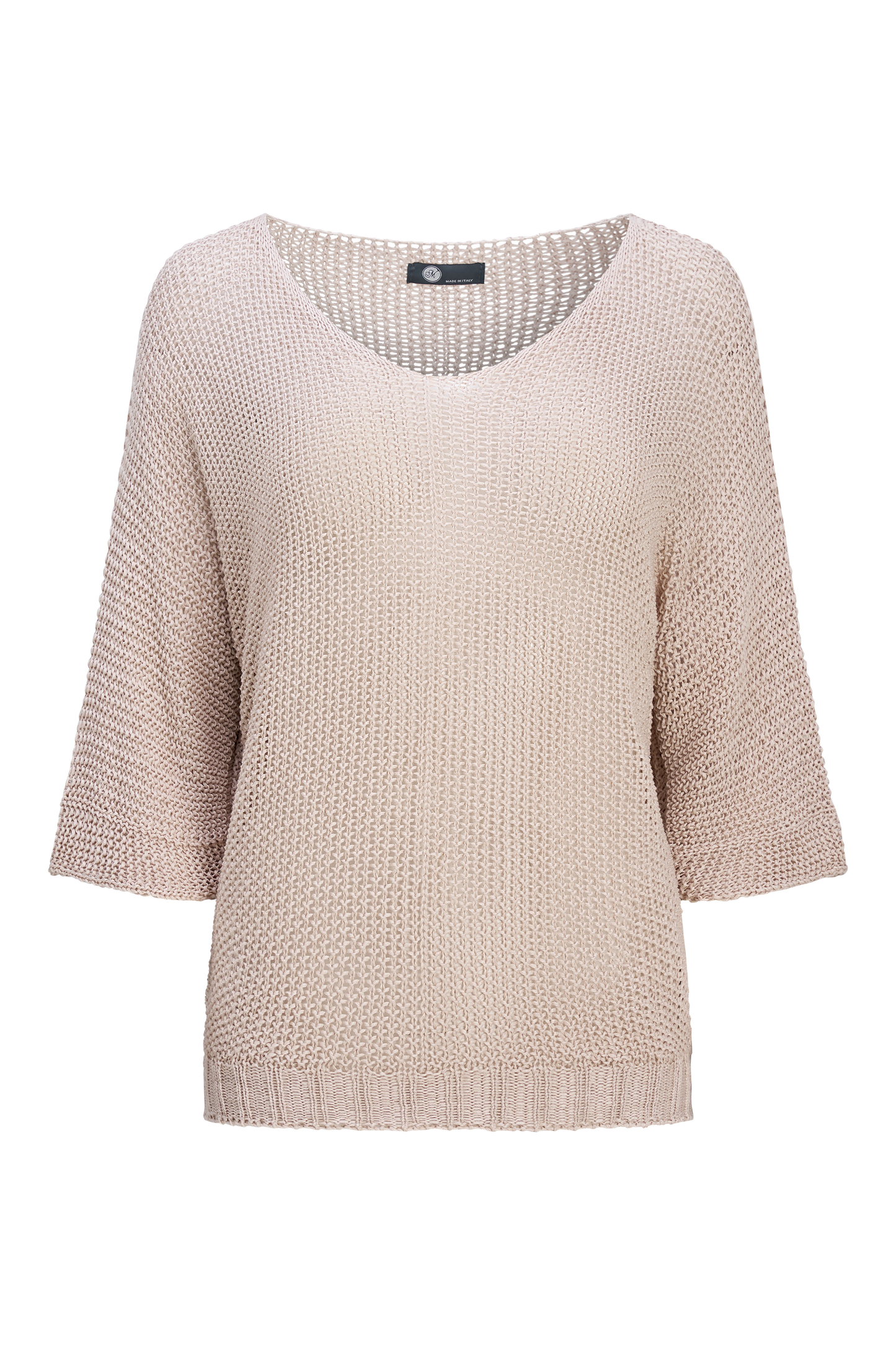 M Italy Boatneck Knit Sweater