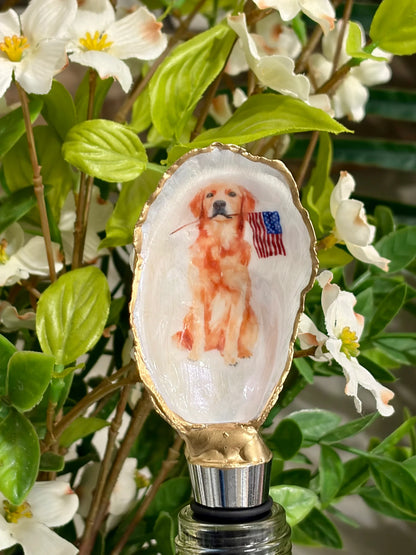 Oyster Shell Wine Stopper