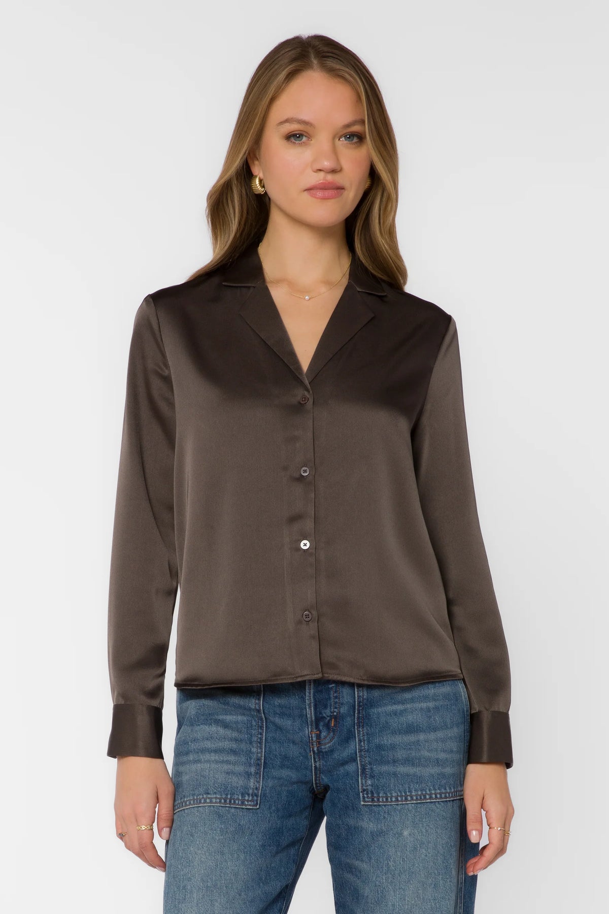 Velvet Heart Kensley Satin Blouse