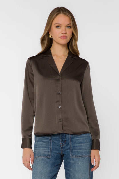 Velvet Heart Kensley Satin Blouse
