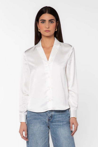 Velvet Heart Kensley Satin Blouse