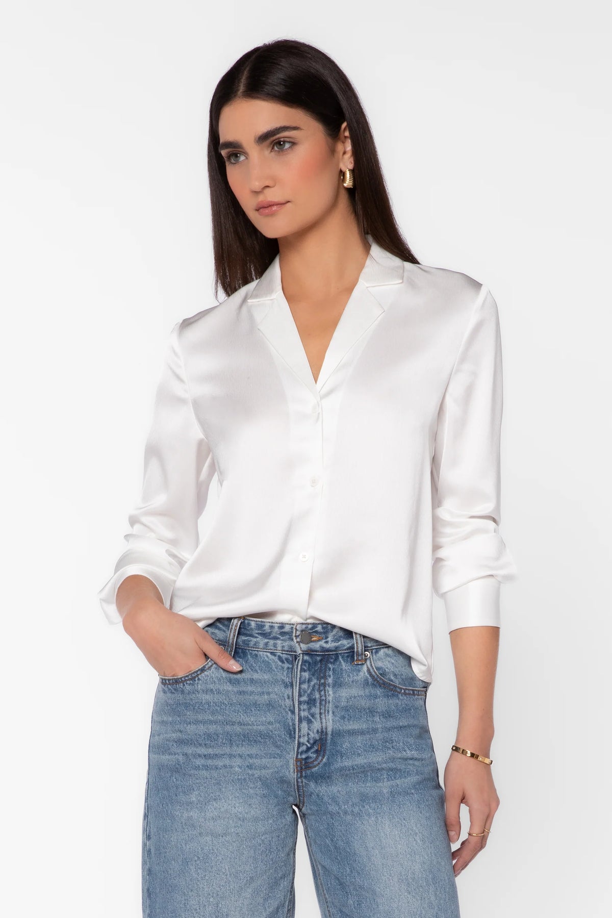 Velvet Heart Kensley Satin Blouse
