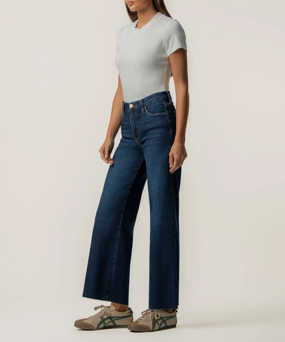 Kut from the Kloth Meg High Rise Wide Leg-Innoxious Wash