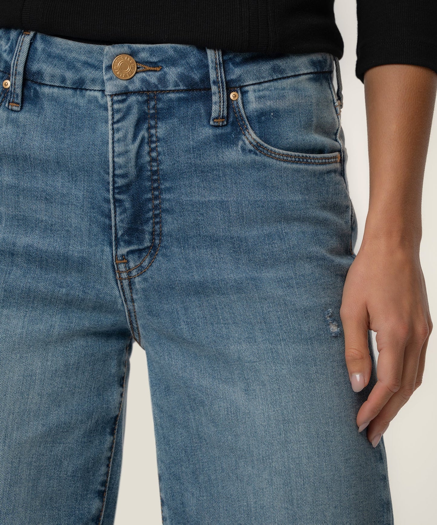 Kut from the Kloth Meg High Rise Wide Leg - Regent Wash