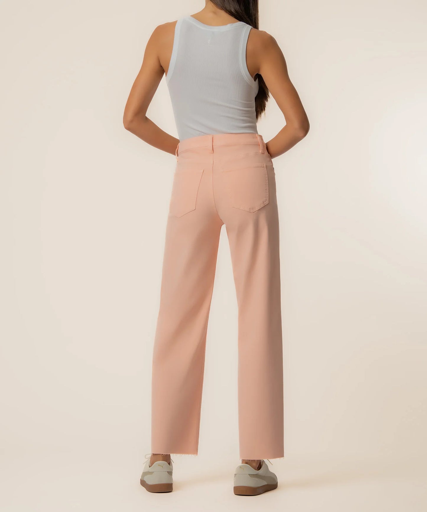 Kut From The Kloth Meg High Rise Wide Leg- Sherbert