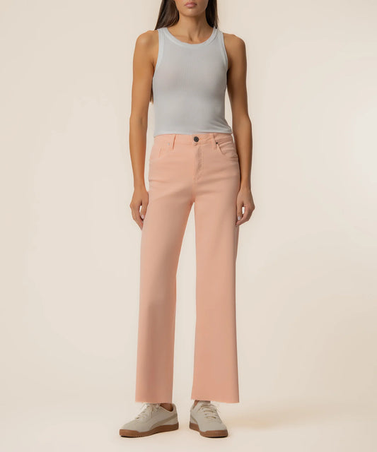 Kut From The Kloth Meg High Rise Wide Leg- Sherbert