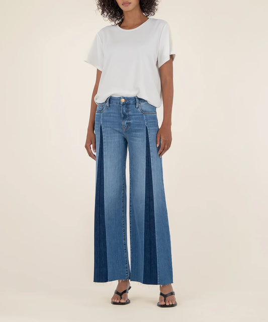 Kut from the Kloth High Rise Wide Leg Meg W/Front Pleat