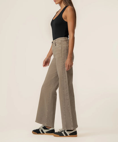 Kut from the Kloth Meg High Rise Wide Leg Side Panel Jean