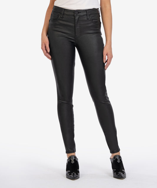 Kut From The Kloth Coated Black Skinny Jeans