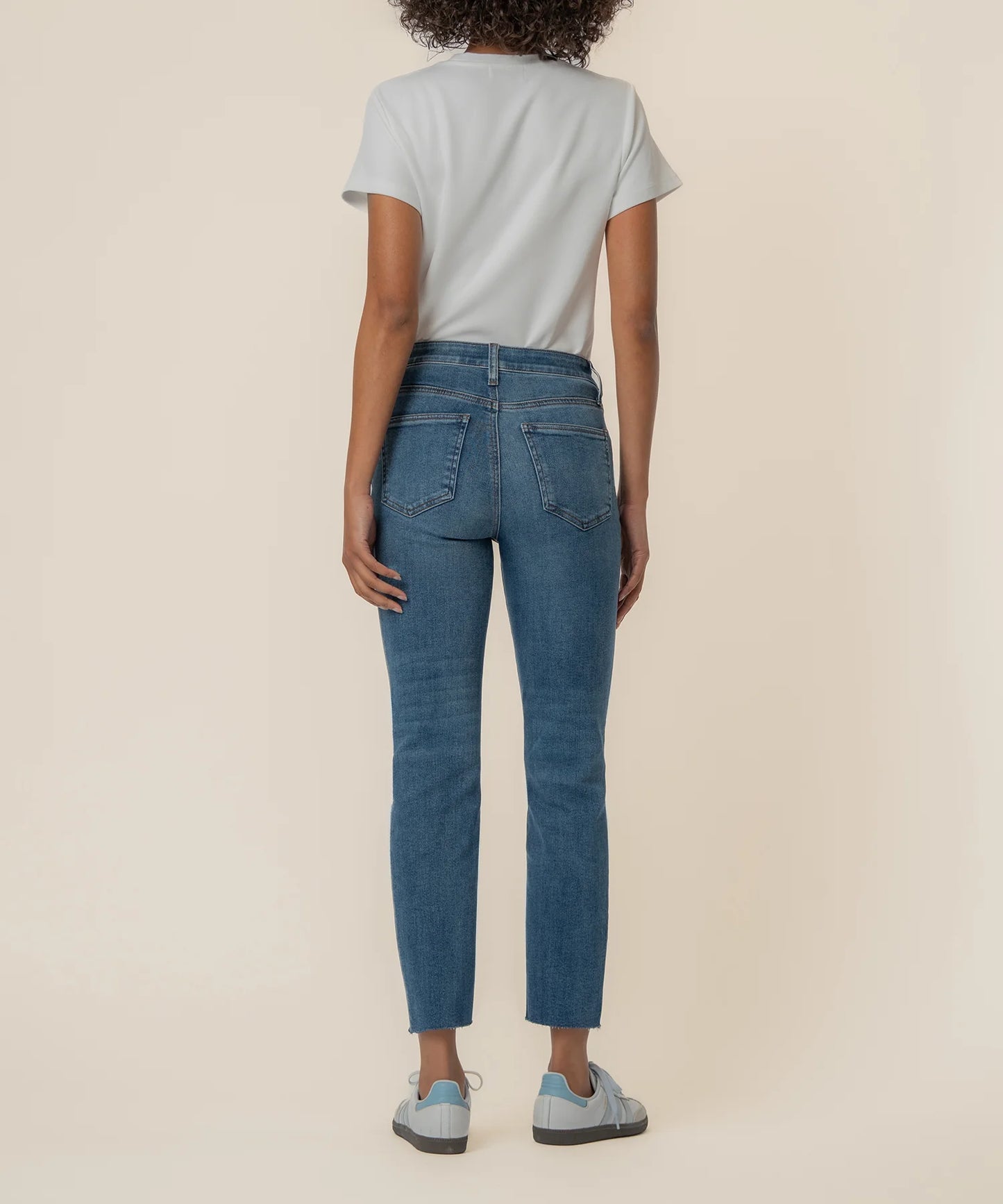 Kut from the Kloth Rachael High Rise Raw Hem Mom Jean