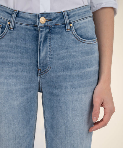 Kut from the Kloth Kelsey High Rise Ankle Flare- Honest Wash