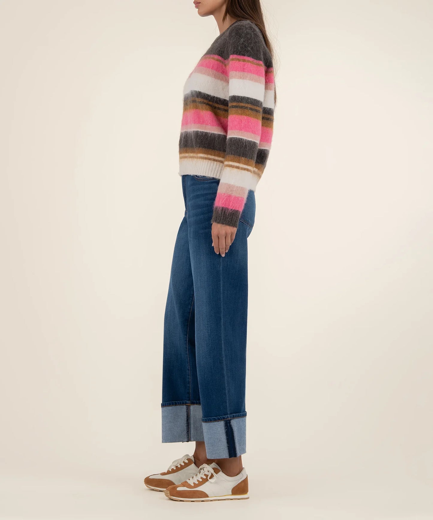 Kut from the Kloth Elvira Striped Sweater
