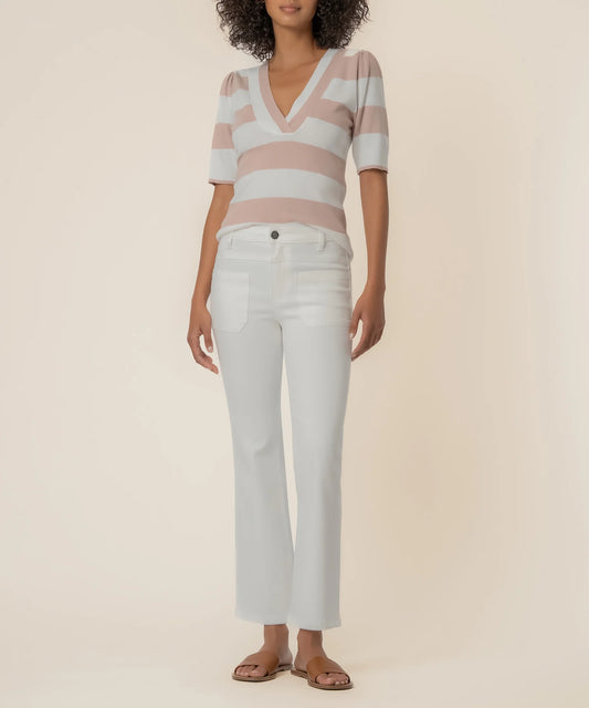 Kut from the Kloth Yona Stripe Knit Sweater