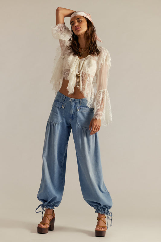Free People Lotus Balloon Jean