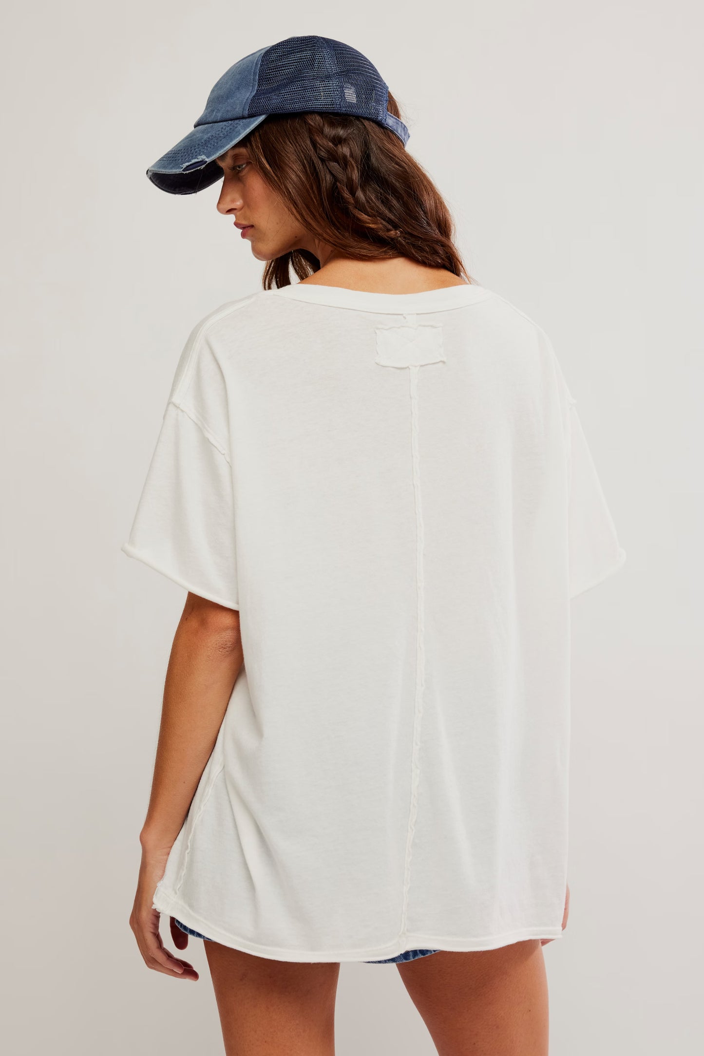 Free People Nina Tee V-Neck
