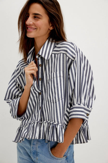 Free People Bailey Stripe Shirt