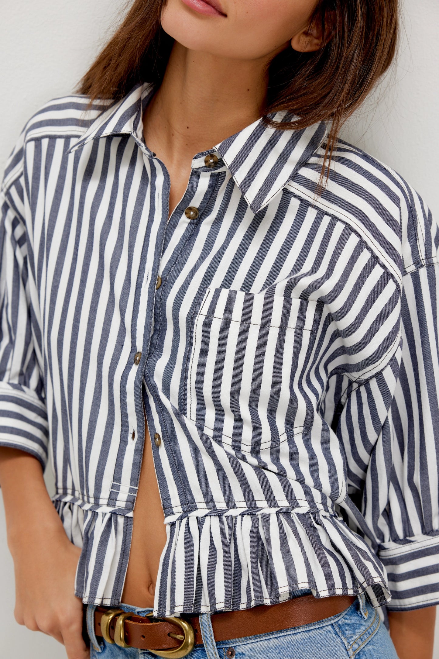 Free People Bailey Stripe Shirt