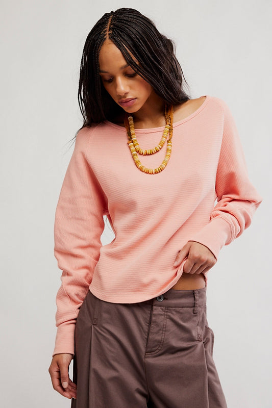 Free People Jess Long Sleeve Top