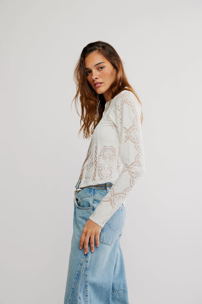Free People Jae Knit Top