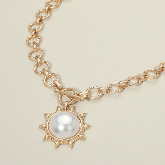 Sunburst Toggle Necklace