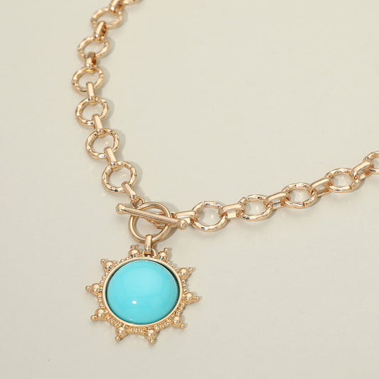 Sunburst Toggle Necklace