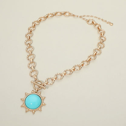 Sunburst Toggle Necklace