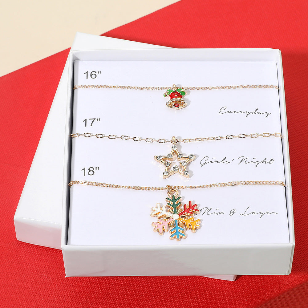 Holiday Necklace  Boxed Set of Three