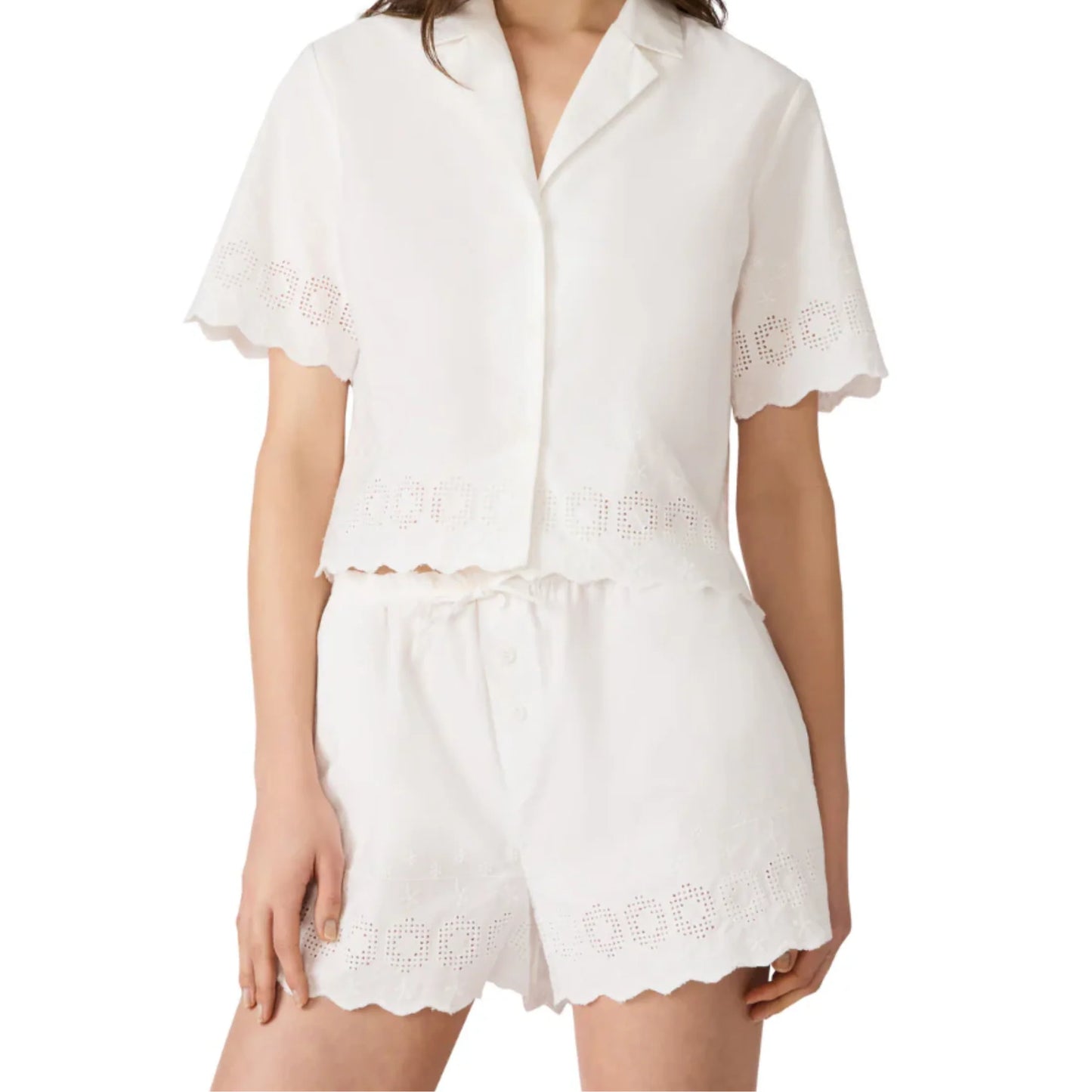 Steve Madden Sandra Embroidered Top