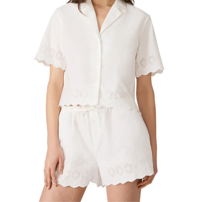 Steve Madden Sandra Embroidered Top