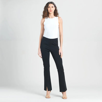 Clara Sun Woo Kick Front Slit Ponte Pant