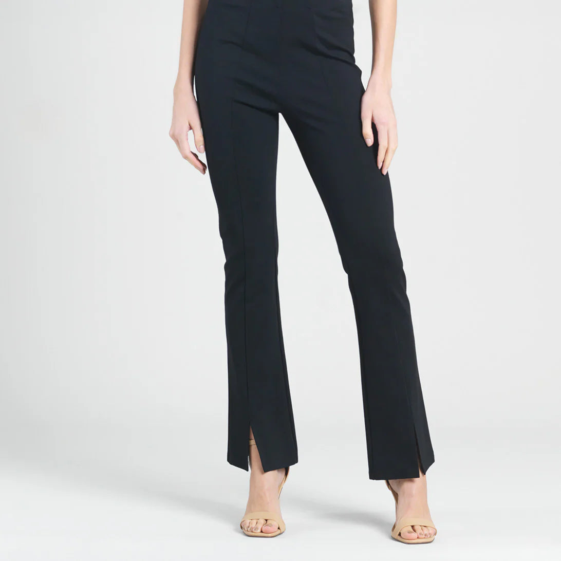 Clara Sun Woo Kick Front Slit Ponte Pant