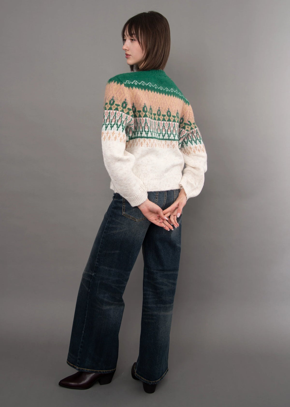 RD Style Jacquard Cardigan