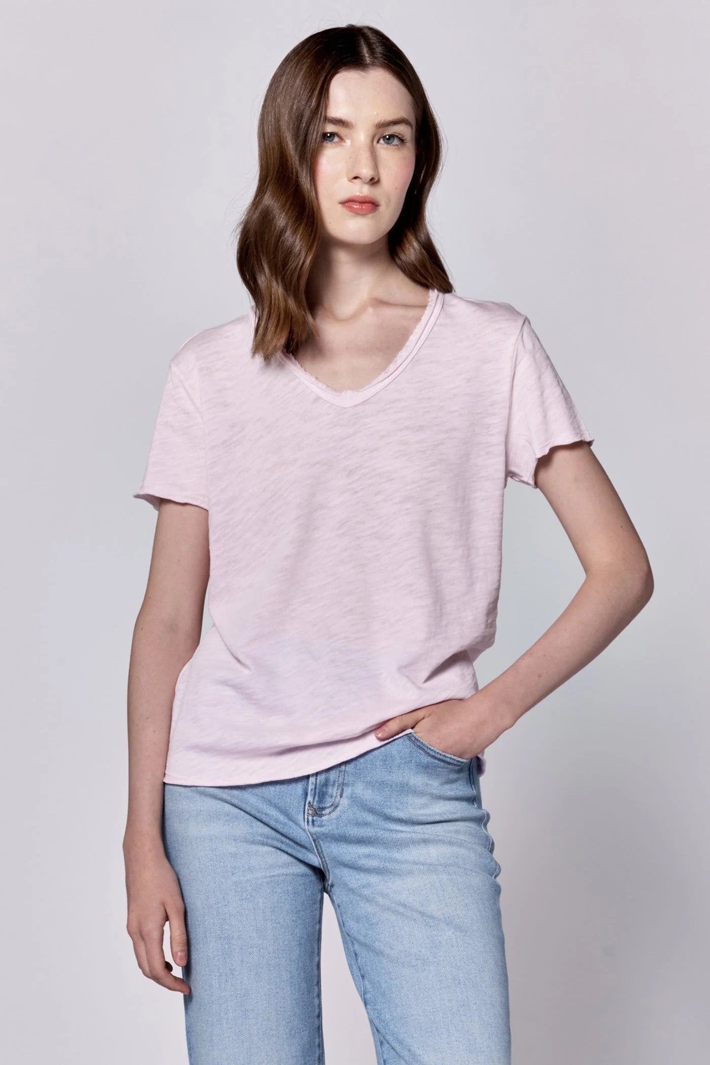 Dear John Vanya V-Neck Short Sleeve Shirt