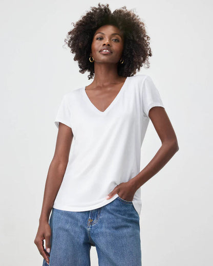 Splendid Kate V-Neck Slub Tee