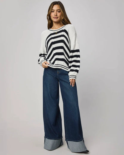 Splendid Vienna Chevron Sweater