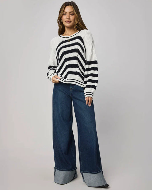 Splendid Vienna Chevron Sweater