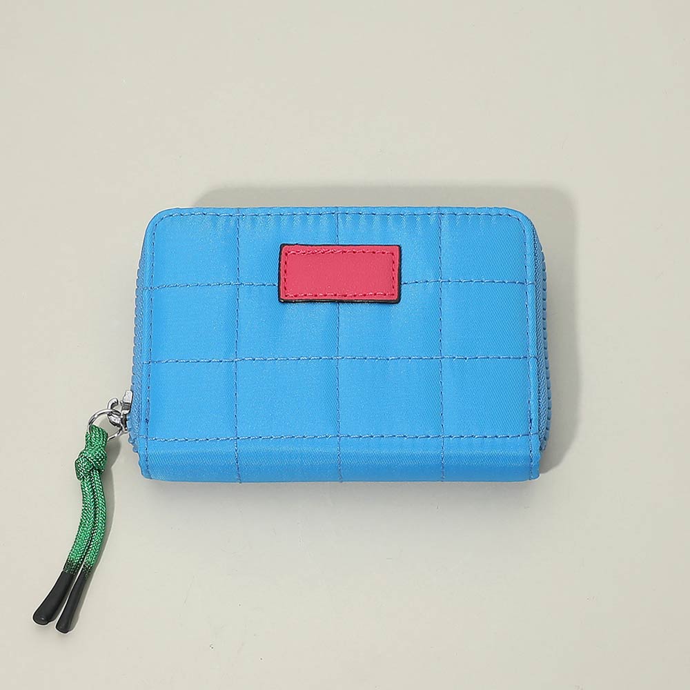 Quilted Zip Around Wallet