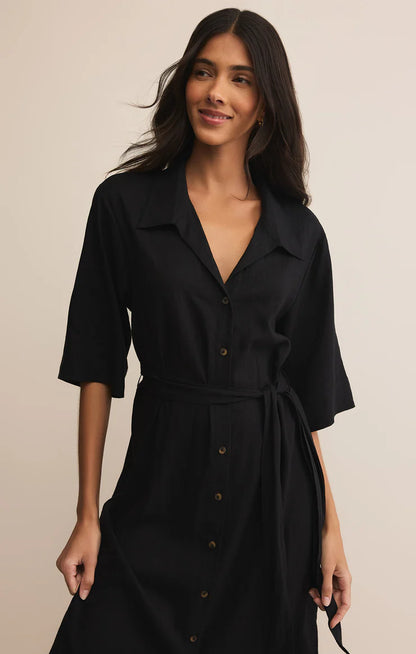 Z Supply Brise Linen Midi Dress