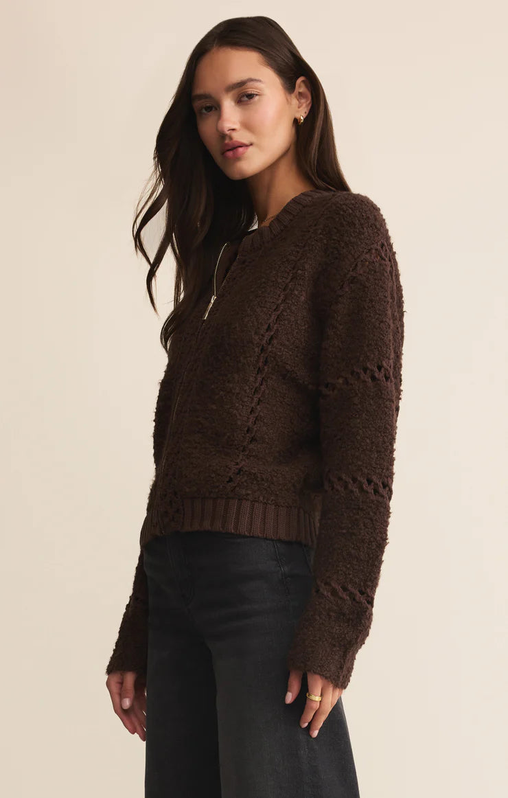 Z Supply Sundance Zip-Up Sweater Jacket