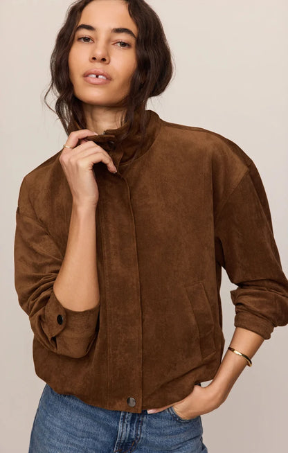 Z Supply Corin Bubble Hem Jacket