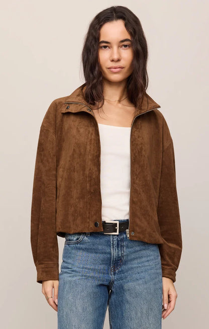 Z Supply Corin Bubble Hem Jacket