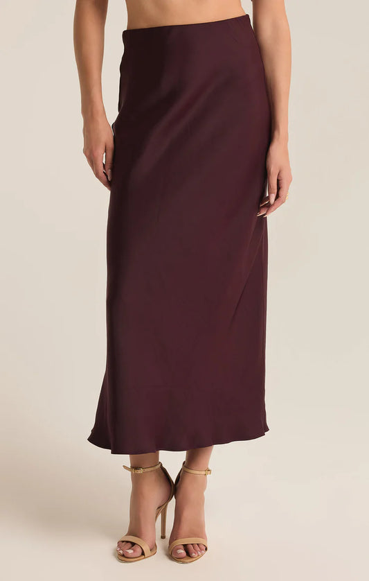 Z Supply Europa Satin Skirt