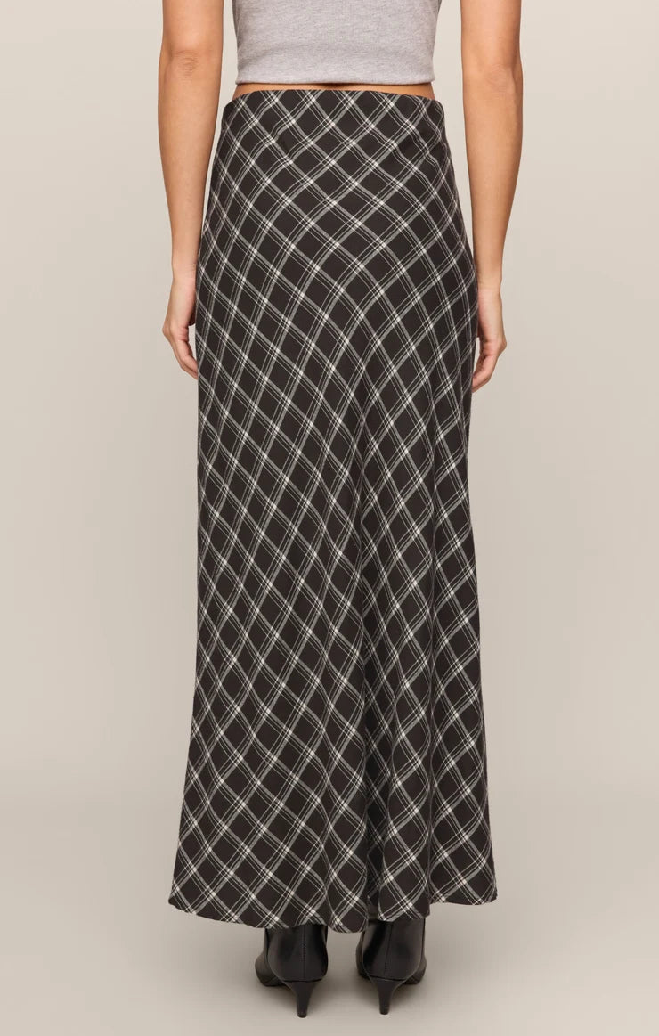 Z Supply Europa Plaid Maxi Skirt