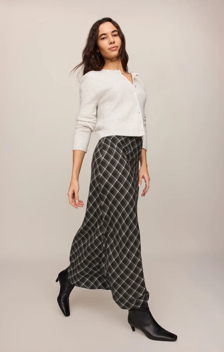 Z Supply Europa Plaid Maxi Skirt