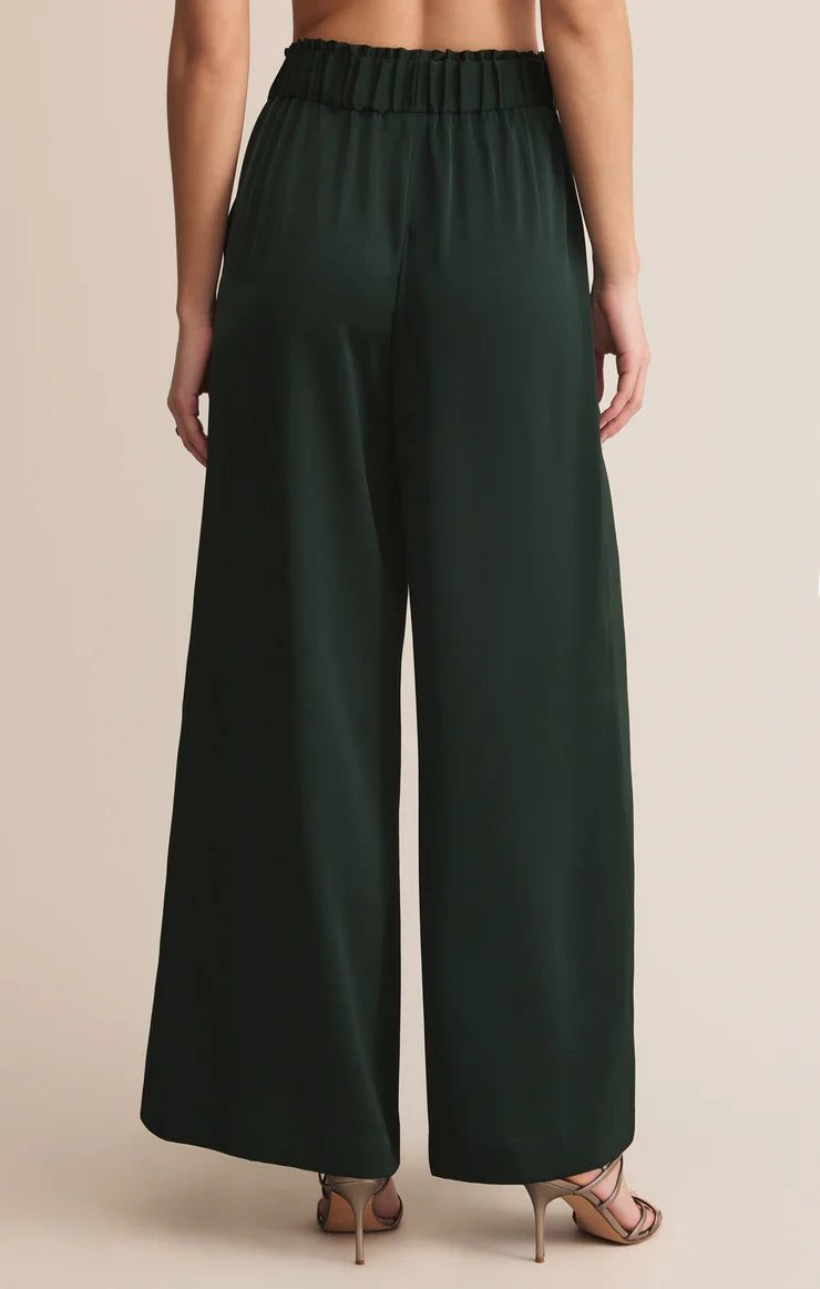 Z Supply Isolde Wide Leg Satin Pant