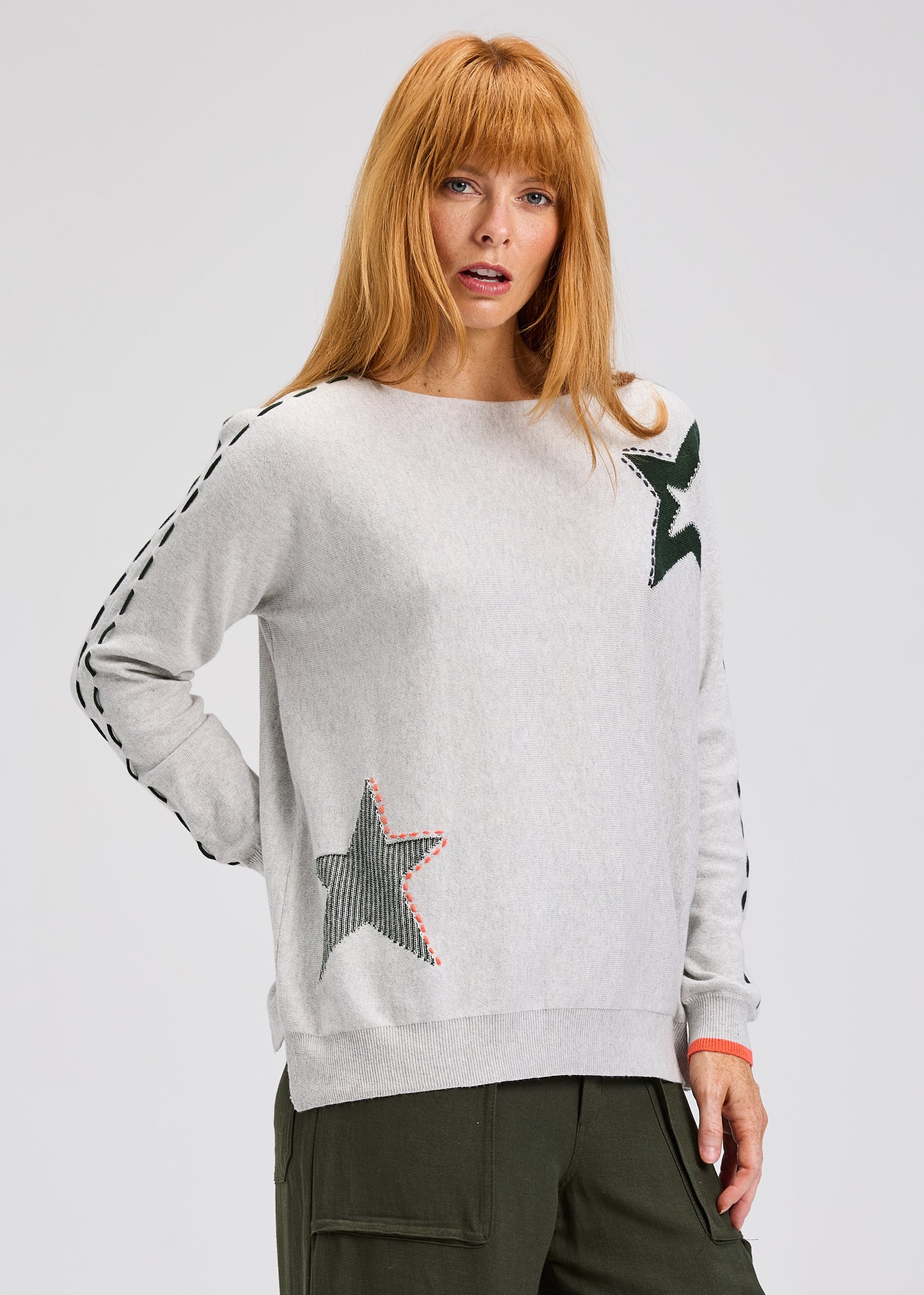 Zacket & Plover Threaded Star Sweater