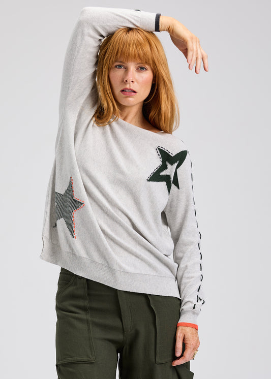 Zacket & Plover Threaded Star Sweater