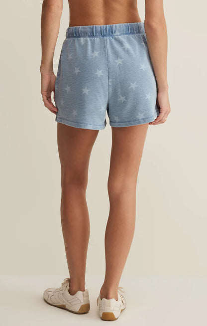 Z Supply Written Stars Denim Shorts