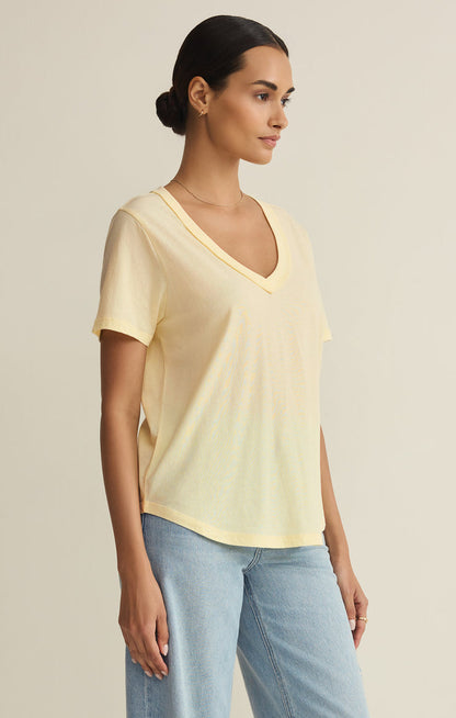 Z Supply Elara Cotton Jersey Top